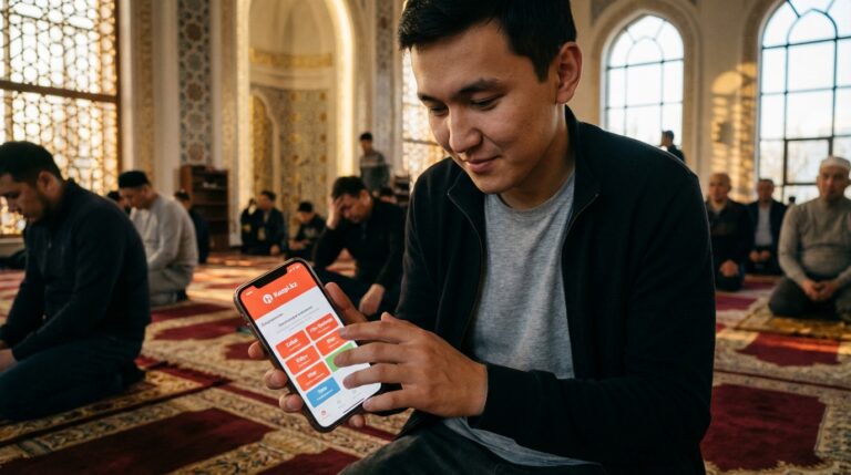 пожертвования через Kaspi.kz