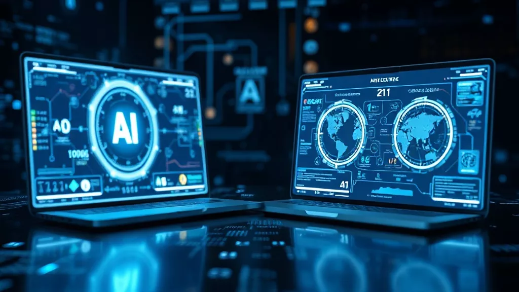 Сравнение двух ИИ-платформ Siri AI и ChatGPT на экранах устройств