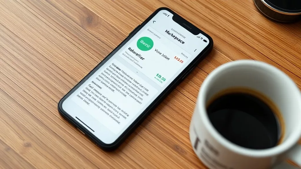 Экран смартфона с условиями возврата товаров на маркетплейсе Wildberries или Ozon