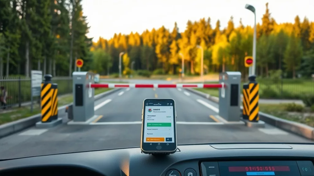 Автоматический шлагбаум на КПП ГНПП Бурабай с оплатой через Kaspi