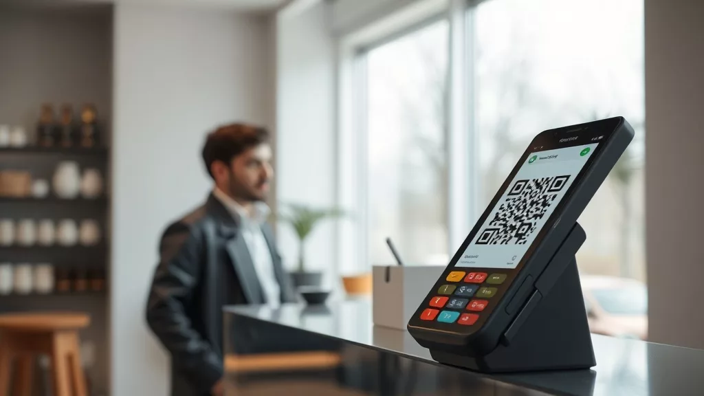 Платёжный терминал с единым QR-кодом для бизнеса в Казахстане