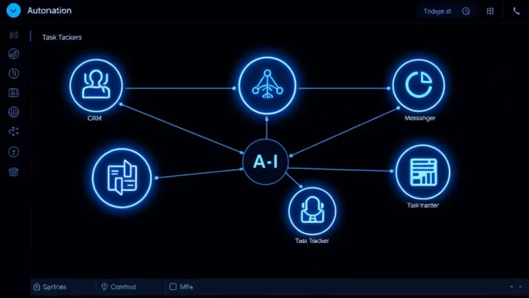 Схема автоматизации малого бизнеса: AI-агенты, CRM и мессенджеры в одной системе