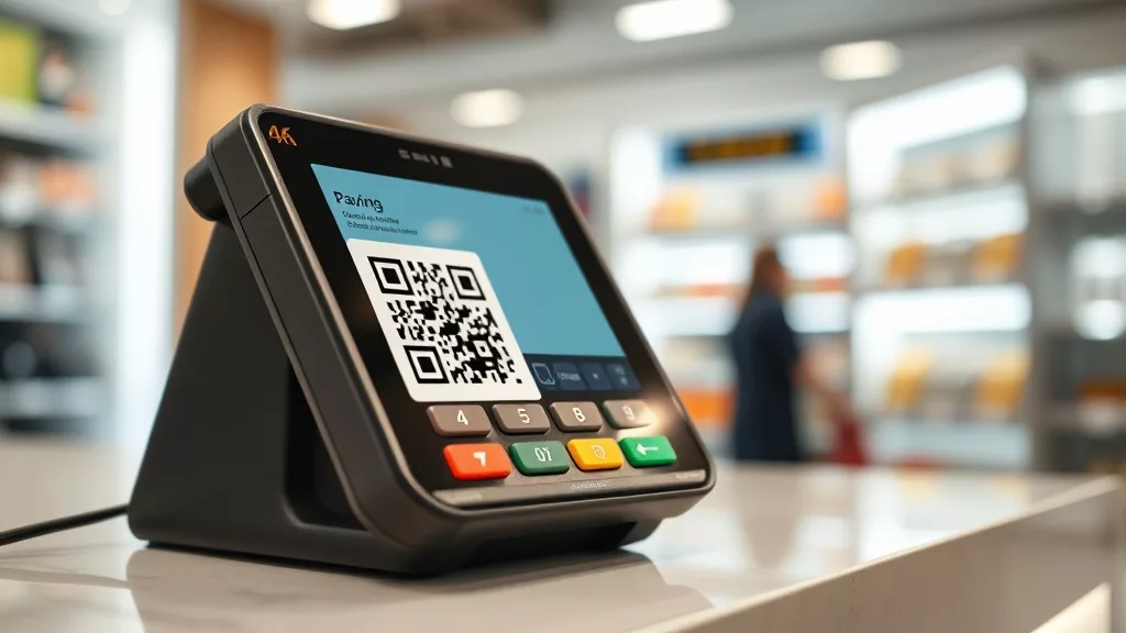 Единый QR-код оплаты на кассе магазина в Казахстане