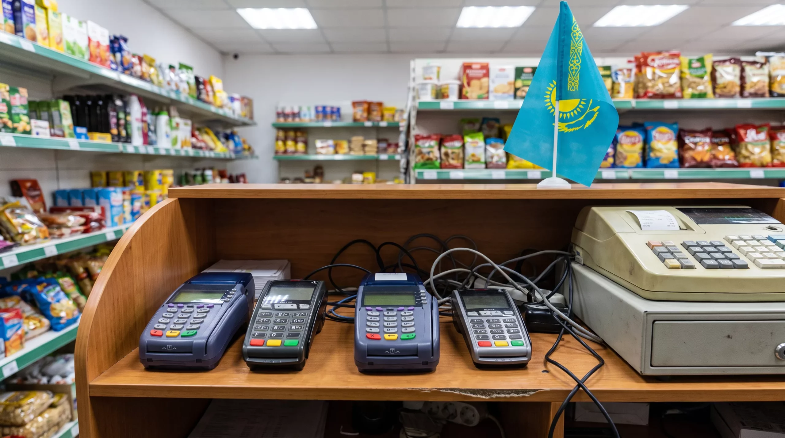 Несколько банковских терминалов на кассе как альтернатива единому QR коду