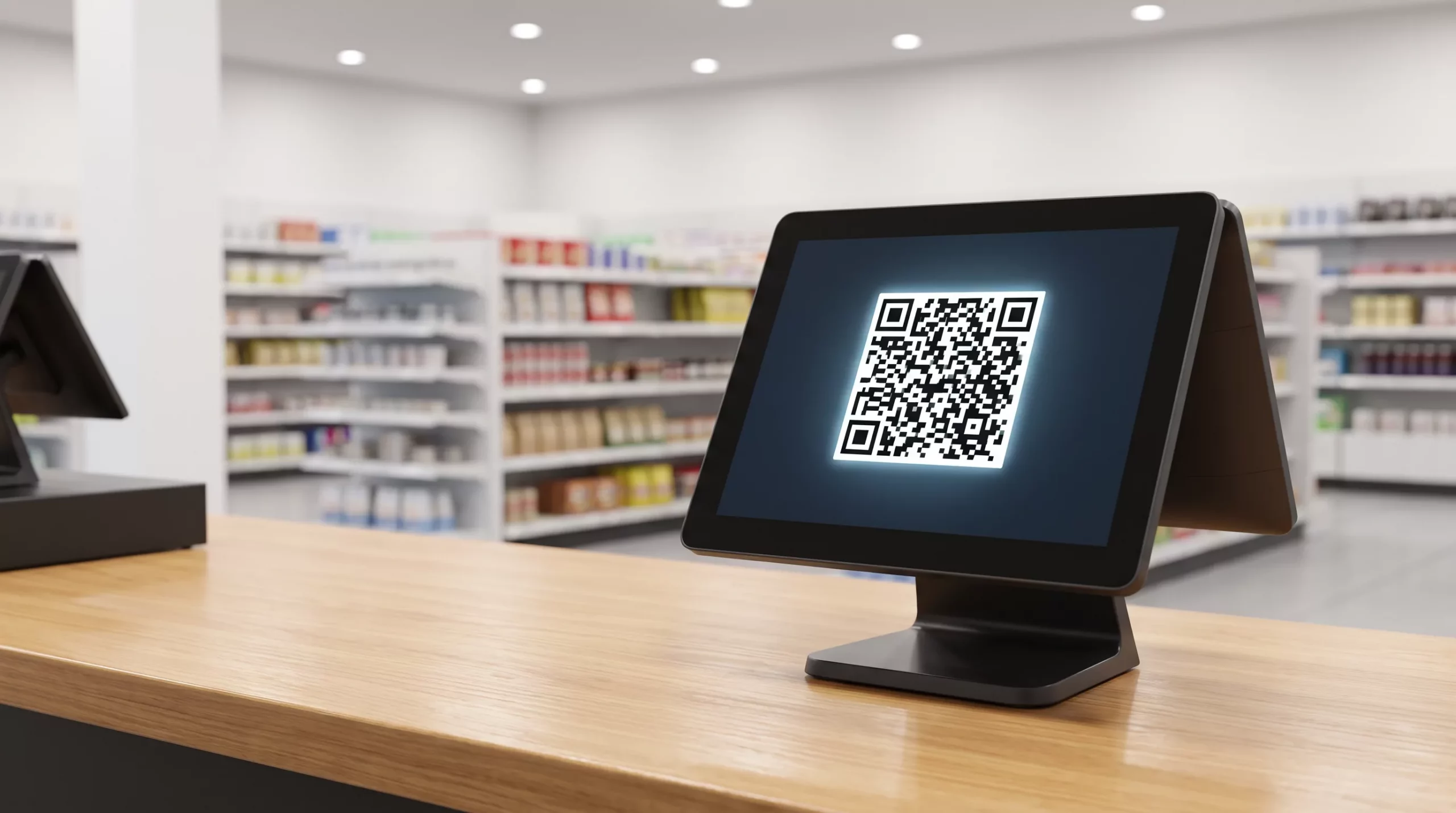 Динамический QR на экране Kaspi POS для бизнеса вместо бумажного кода