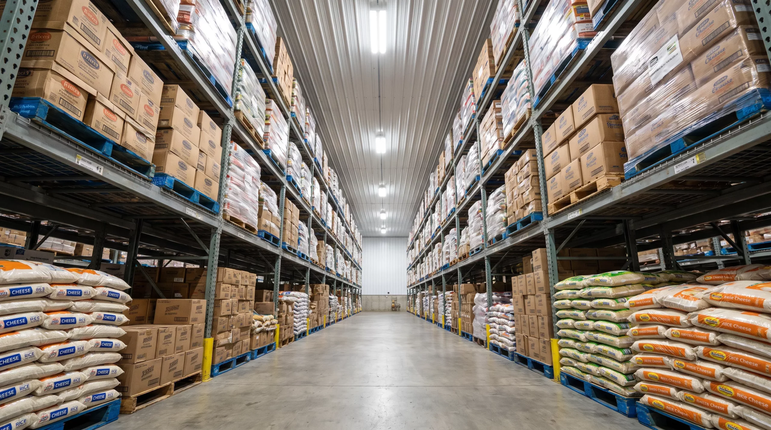 Продукция малого бизнеса на складе после льготного кредитования