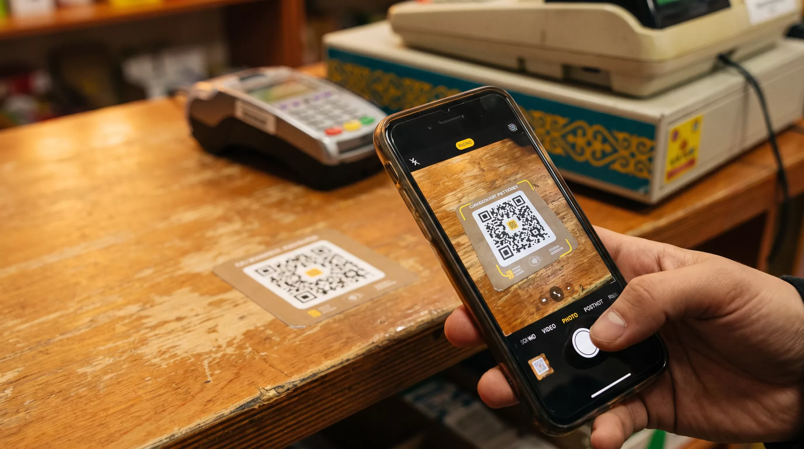 Комиссия единого QR при оплате смартфоном на кассе магазина в Казахстане