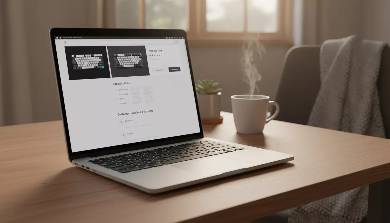 Продавец заполняет карточку товара для умного сравнения Wildberries