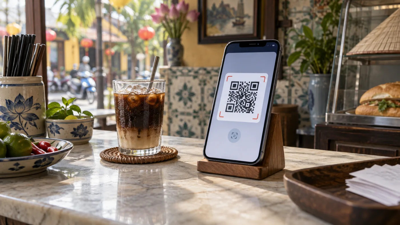 Как работает Kaspi QR во Вьетнаме