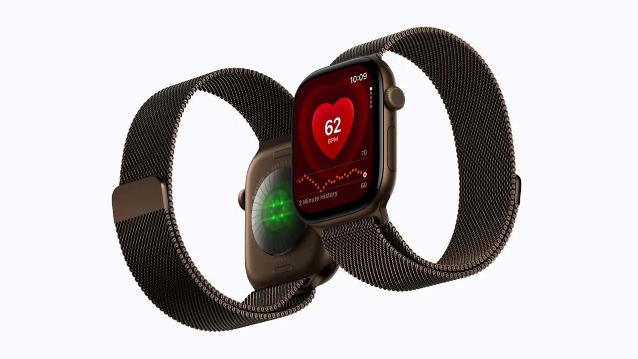 Apple Watch Series 12 с экраном пульса и датчиками на задней стороне